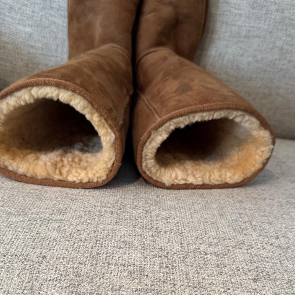 UGG Chestnut Suede Tall Boots - Picture 5 of 7